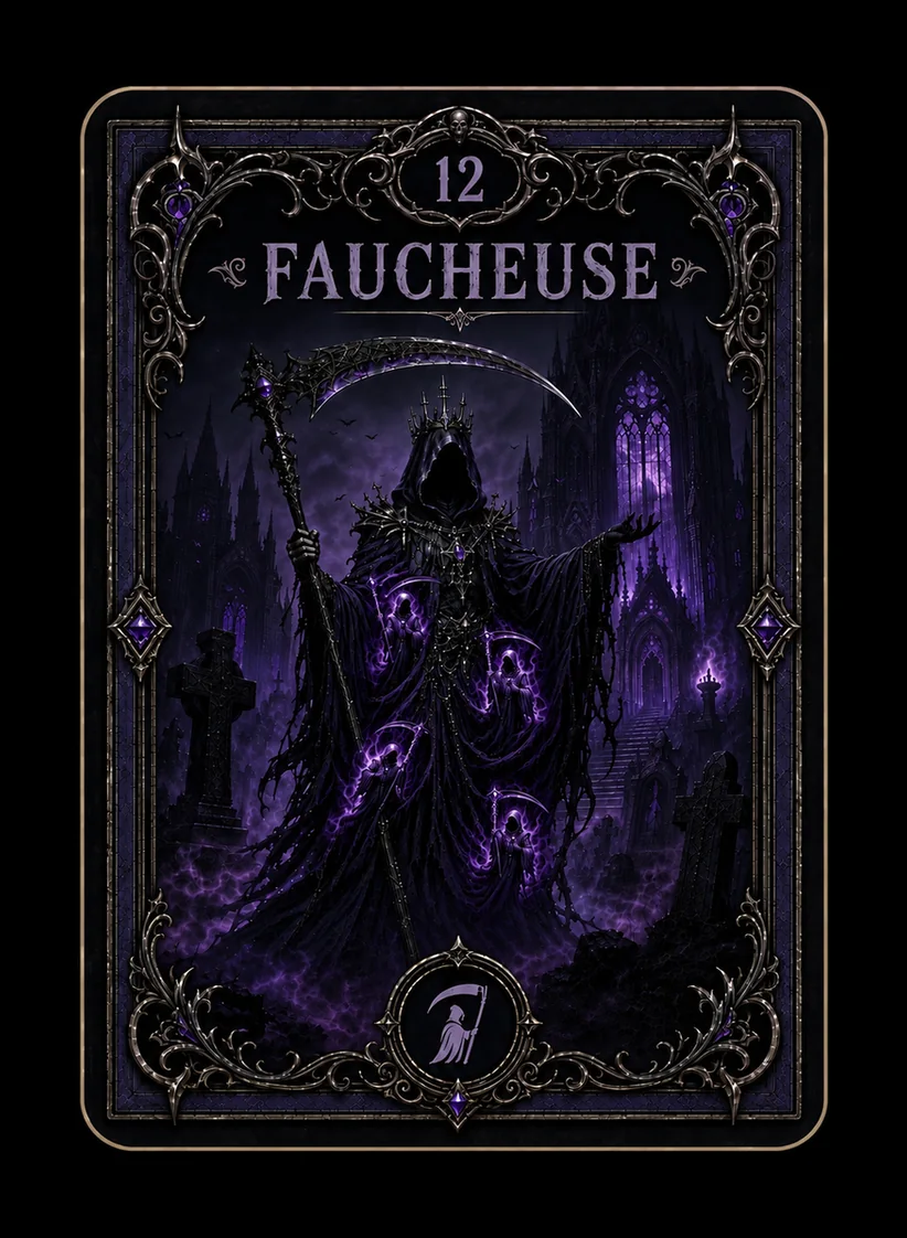 La Faucheuse violette de Maudit Halloween