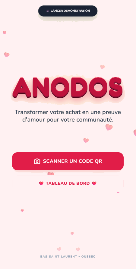 Aperçu du prototype Amour