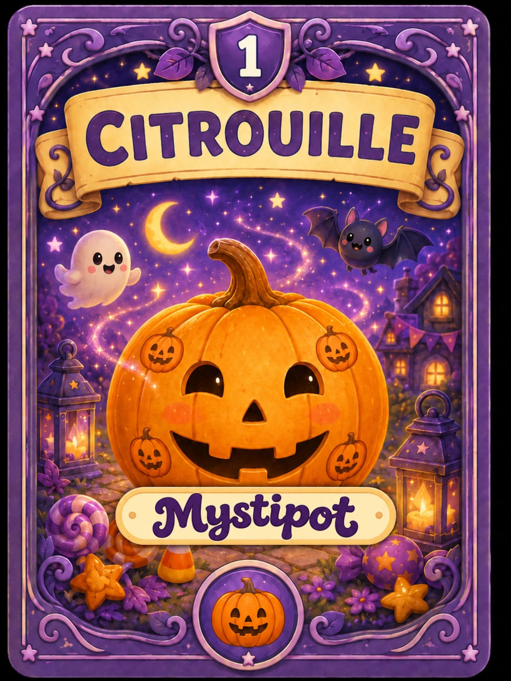 Citrouille violette Anodos Kids